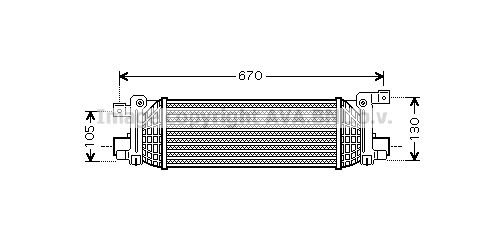 AVA QUALITY COOLING Välijäähdytin FD4401